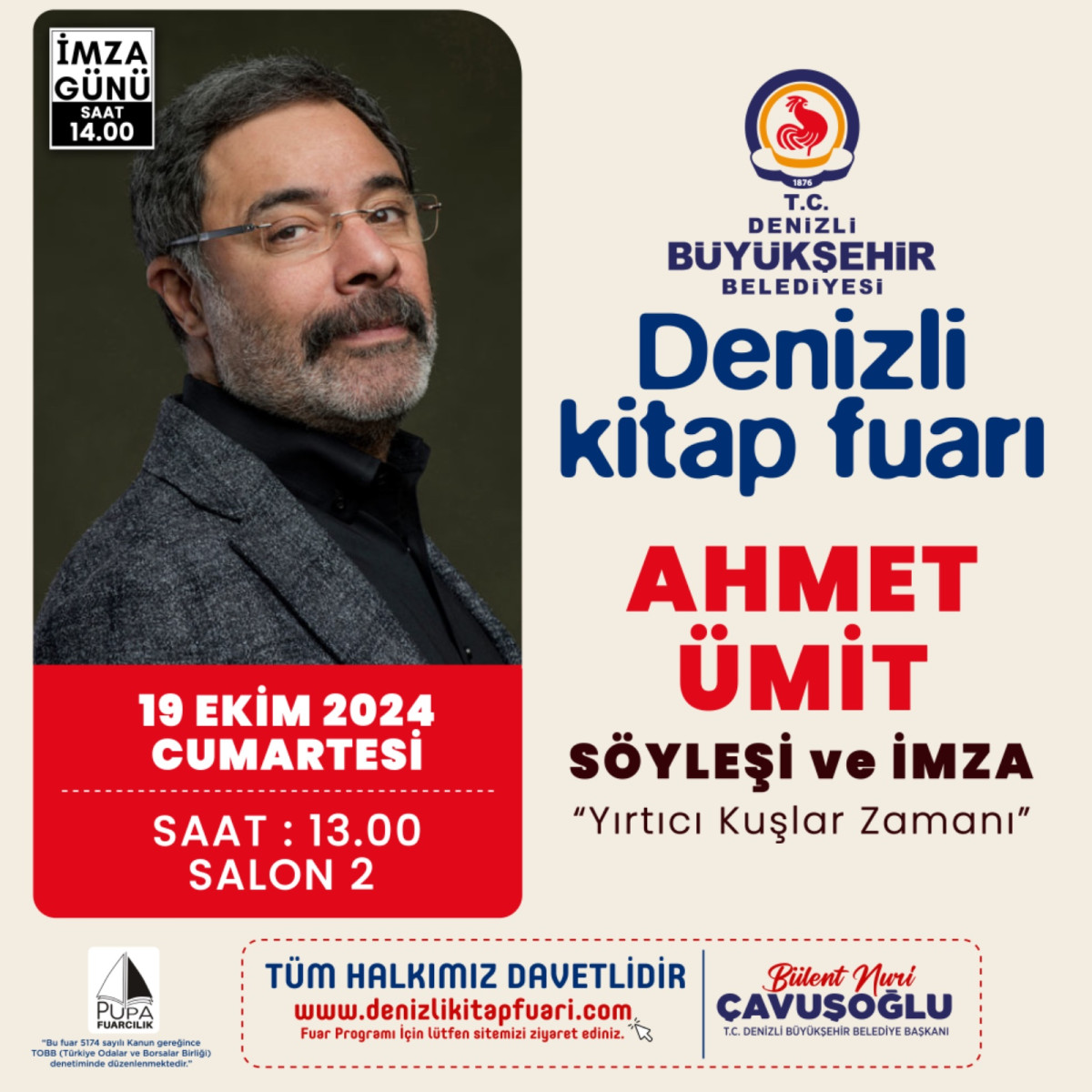 Denizli Kitap Fuarı, kapılarını açıyor 